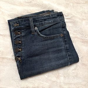 Lucky Brand 3 button skinny jeans